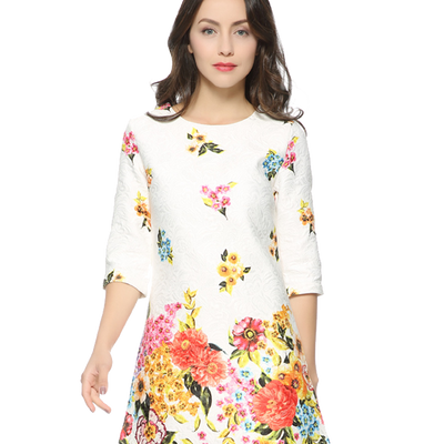 Bright Floral Dress