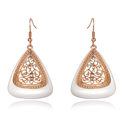 Ivory Indian Earrings
